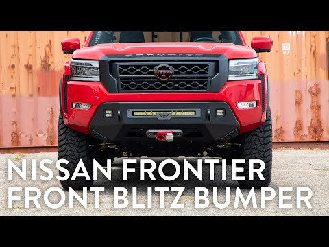 Nissan Frontier Front Blitz Winch Bumper Install