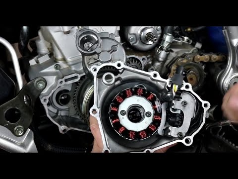RMSTATOR RM22430 Yamaha YFZ450 High Output Charging System DC Lighting Conversion Kit Installation