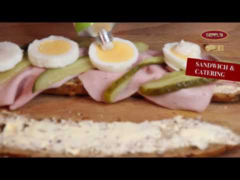 Seppls Backkunst Catering Sandwich Ideen Brotzeit München Leberkäse Ei Gurke