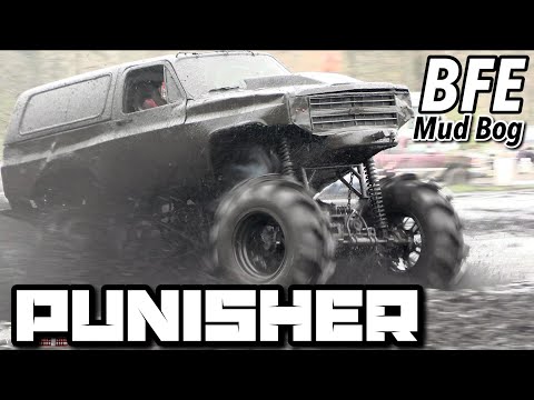 Punisher Mega Truck Bogging At BFE