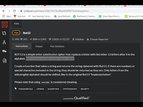 Python Rot13 Codewars 5kyu