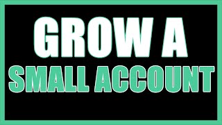 My Plan To GROW A SMALL ACCOUNT | Selling Options For Income | Simple Option Trading