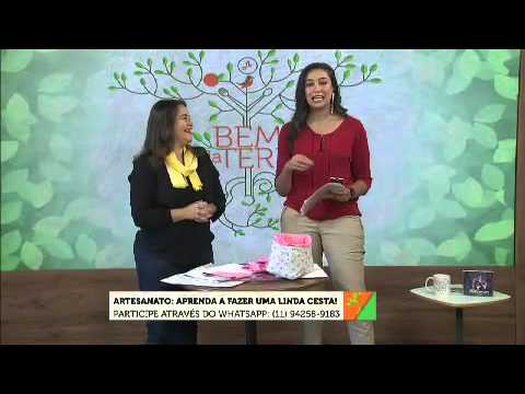 Cesta multiuso em tecido - por Renata Herculano