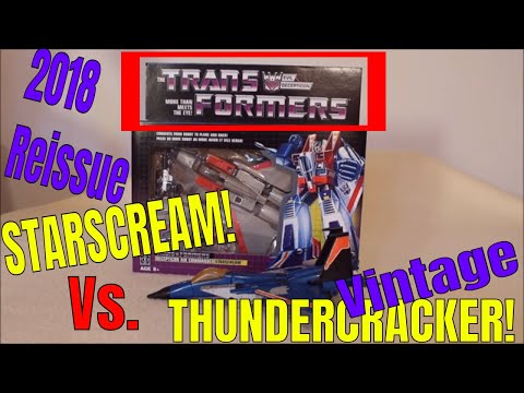 Transformers G1 Starscream (2018 Reissue) and Vintage Thundercracker - GotBot True Review NUMBER 445