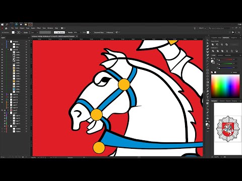 Lithuanian Vytis | Timelapse