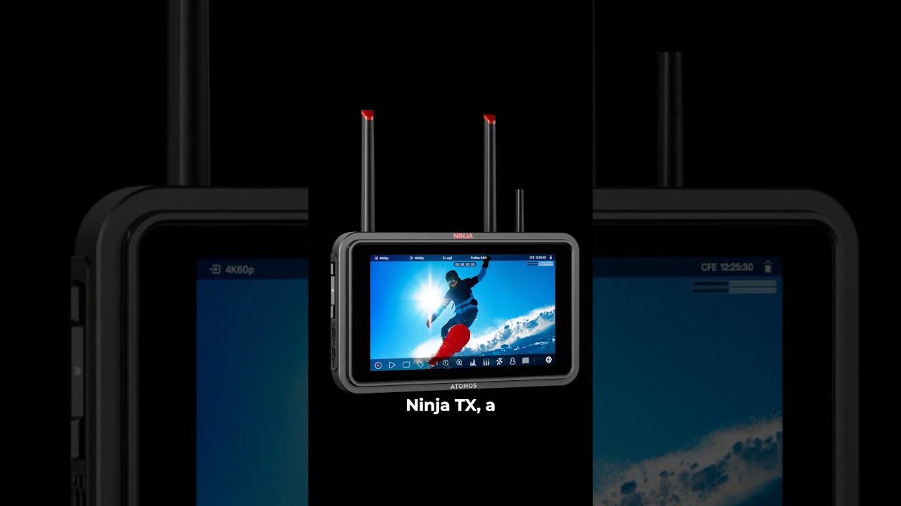 Out of the box and onto your set, the new Atomos Ninja TX is designed for camera-to-cloud workflows - YouTube