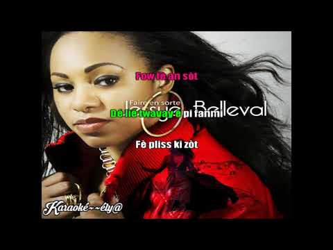 Jessye BELLEVAL Faire en sorte   Feat T'swing   / Karaoké~~ély@