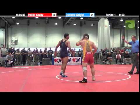 Mens FS FS 86 KG - Phillip Keddy vs. Quentin Wright
