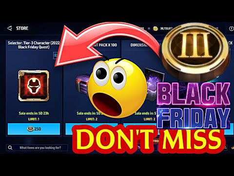 T3 SELECTOR black friday event token DON'T MISS 😯 IN Marvel future fight Mr GAMER VINES Hindi video👍