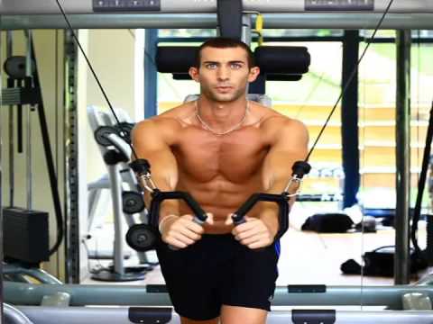Standing cable flys