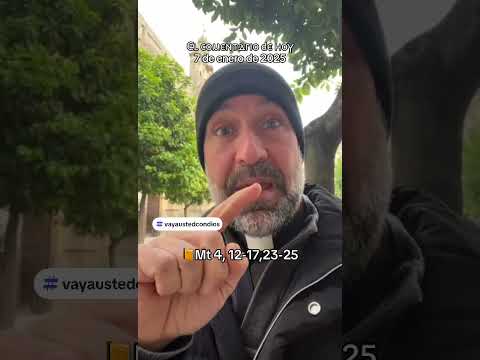 El comentario de hoy 7/1/26 #vayaustedcondios  📙 https://misas.org