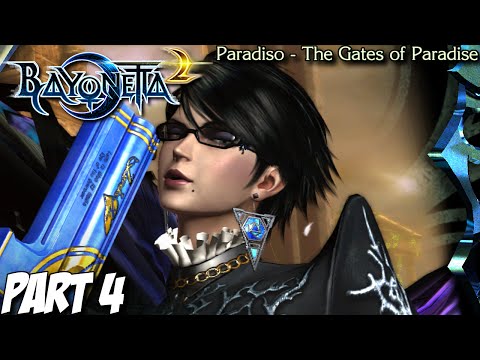Bayonetta 2 Gameplay Walkthrough Part 4 - Paradiso - The Gates of Paradise - Nintendo Wii U