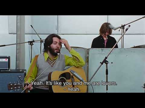 Paul McCartney and John Lennon talk about writing songs to each other (The Beatles: Get Back)