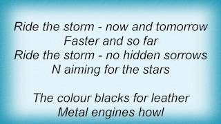 U. D. O. - Ride The Storm Lyrics