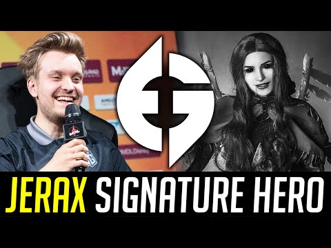 JerAx practicing One of his Signature Hero in OG DOTA 2
