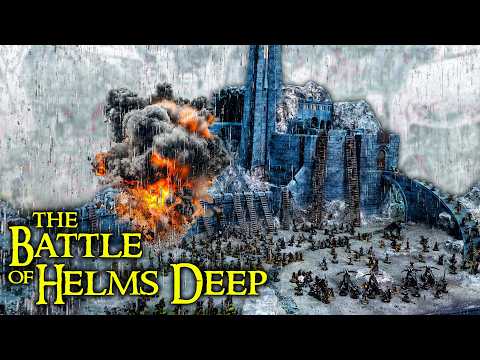 The Greatest Warhammer Battle in YouTube History! Helms Deep MASSIVE Lord of the Rings Game