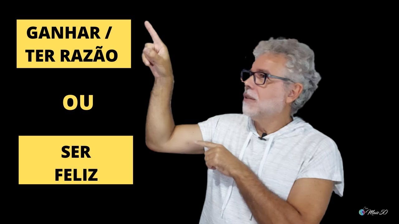 Watch Now VOCÊ QUER TER RAZÃO OU SER FELIZ VOCÊ QUER TER RAZÃO OU SER FELIZ