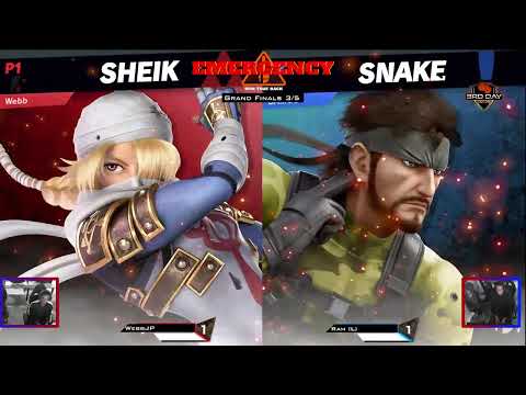 WebbJP (Sheik) vs ram (Snake) - Grand Final - Emergency: Run That Back!