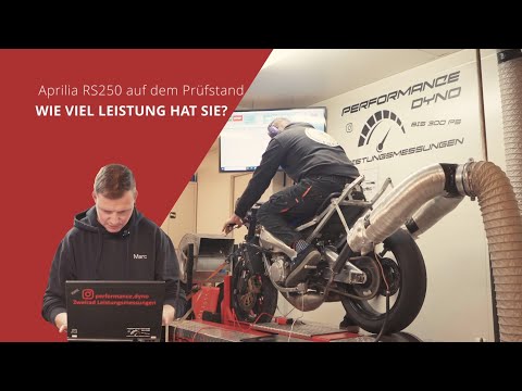 Aprilia RS 250 sprengt den Prüfstand??? 😱