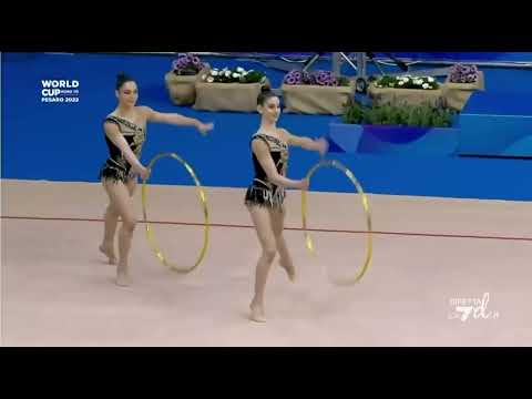 אלופות! תרגיל החישוקים של נבחרת ההתעמלות אמנותית של ישראל 🇮🇱 שזכתה במדליית הזהב בגביע העולם ביוון