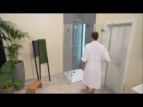 Hansgrohe Crometta E Showerpipe 240 1jet EcoSmart met thermostaat chroom