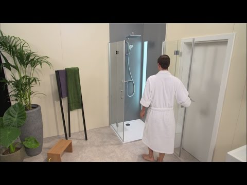 Takduschset Hansgrohe Crometta E 240 1jet Showerpipe EcoSmart 150 cc