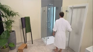Hansgrohe Crometta E showerpipe 240 1jet - chroom