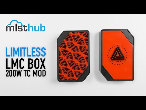 The Limitless LMC 200W TC Box Mod Unboxing and Quick Product Overview