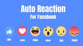 Auto Reaction 😱 For Facebook📢  working With proof