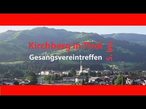 5.  Int  Gesangsvereintreffen KIRCHBERG in TROL - Begrüßung