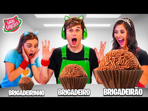BRIGADEIRO, BRIGADEIRINHO VS BRIGADEIRÃO !!! | Gato Galactico