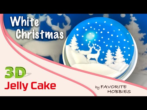 3D JELLY CAKE | #006 - WHITE CHRISTMAS