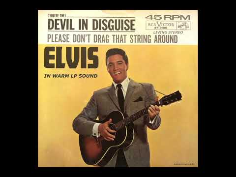 Elvis Presley-Devil In Disguise - Please Don't Drag That Sring Around 1963 Warm LP Sound