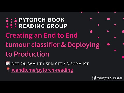 PyTorch Book Reading - 9. Creating an End to End tumor classifier & Deploying to Production.