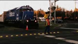 preview picture of video 'CBR 3802 Heading North at Mill Casino'