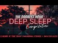 5 Hours Of TRUE Scary Paranomal Stories Rain For Sleep NO ADS Dark Screen