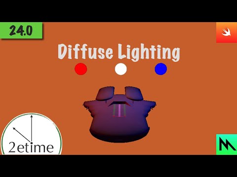 24: Phong Shading -  Diffuse Lighting With Swift And Metal