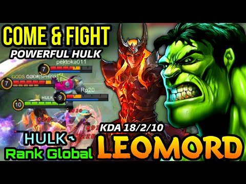 HULK when Monster Unleashed Super Powerful!! - Top Global Leomord by ʜᴜʟᴋ ˞ - MLBB