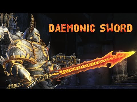 NEW WEAPON: Chaos Hellblade vs Imperial Guard! - Warhammer 40K: Space Marine, Augmented Mod