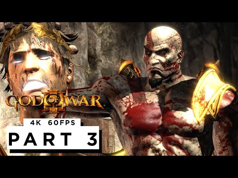 GOD OF WAR 3 REMASTERED PS5 Walkthrough Gameplay Part 3 - (4K 60FPS) FULL GAME