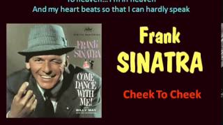Cheek To Cheek Frank Sinatra Lyrics