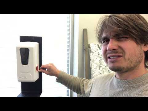 NEW Rental Item Review | Auto Hand Sanitizer Stations