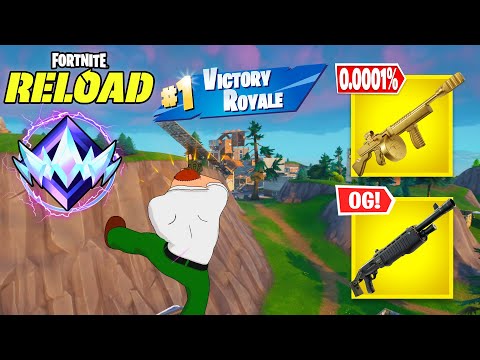 Fortnite Reload | High Kill Solo vs Squads Ranked Win Full Gameplay (Keyboard & Mouse)
