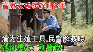 富家女被拐深山8年，淪爲生殖工具，民警解救時她卻懇求：別管我！#情感#故事#奇聞#社會#倫理#男頻#年代故事
