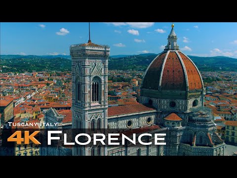 FLORENCE 🇮🇹 Firenze 2023 Drone Aerial 4K | Tuscany Italy
