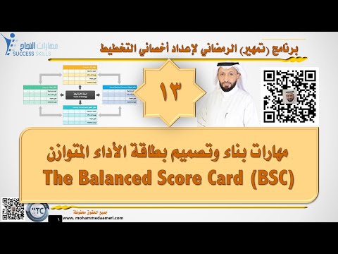 ‏ مهارات بناء وتصميم بطاقة الأداء المتوازن The Balanced Score Card (BSC) مع د. محمد العامري