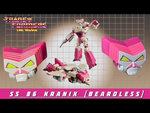 BEARDLESS Kranix! Transformers Studio Series 86 the movie deluxe class Kranix 4K video review