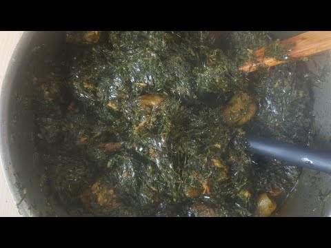 How To Make Eru | Cameroon Eru | AFRICAN VEGETABLE Soup #carinefavour #eru, #afangsoup #okazi