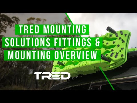 TRED Recovery Board Mounting Installation Information with Mounting Products by TRED