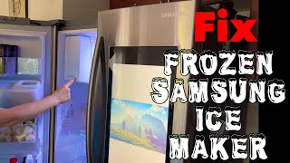 How to Fix and Defrost a Samsung Family Hub Ice Maker